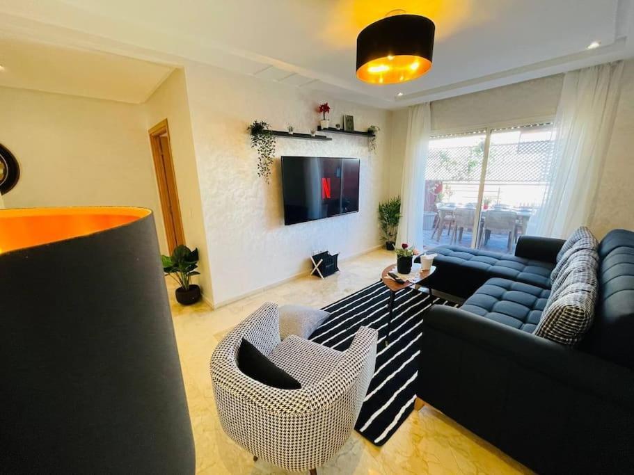 A 2 Minutes De Casa Finance City, Appartement Avec 2 Chambres คาซาบลังกา ภายนอก รูปภาพ