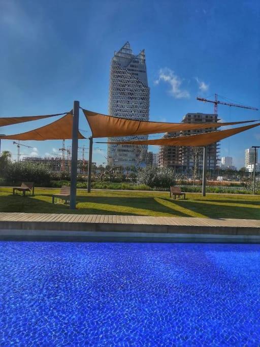 A 2 Minutes De Casa Finance City, Appartement Avec 2 Chambres คาซาบลังกา ภายนอก รูปภาพ